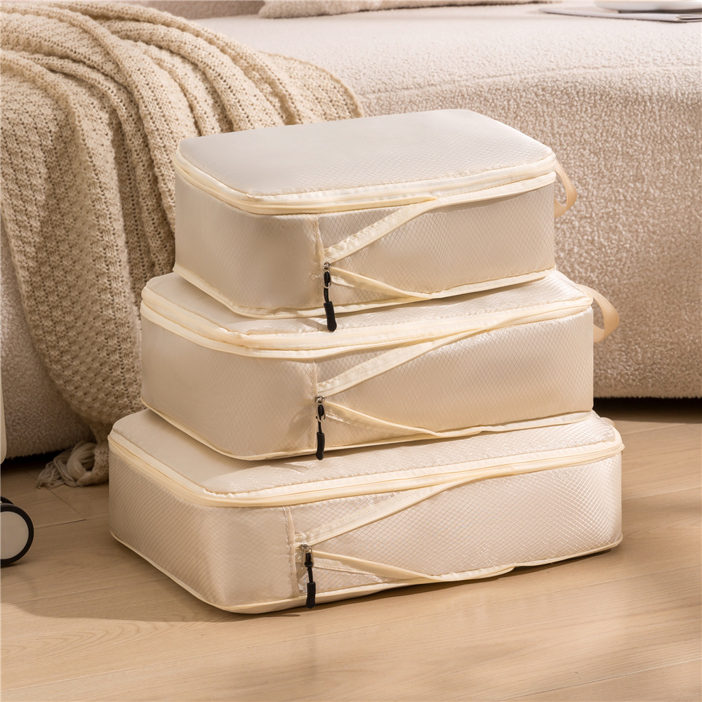 Travel Accessories Packing Cubes - 3-częściowy zestaw wodoodpornych organizerów podróżnych dla