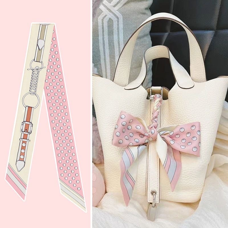 Travel Accessories Aesthetic - Damska letnia różowa torba na szalik