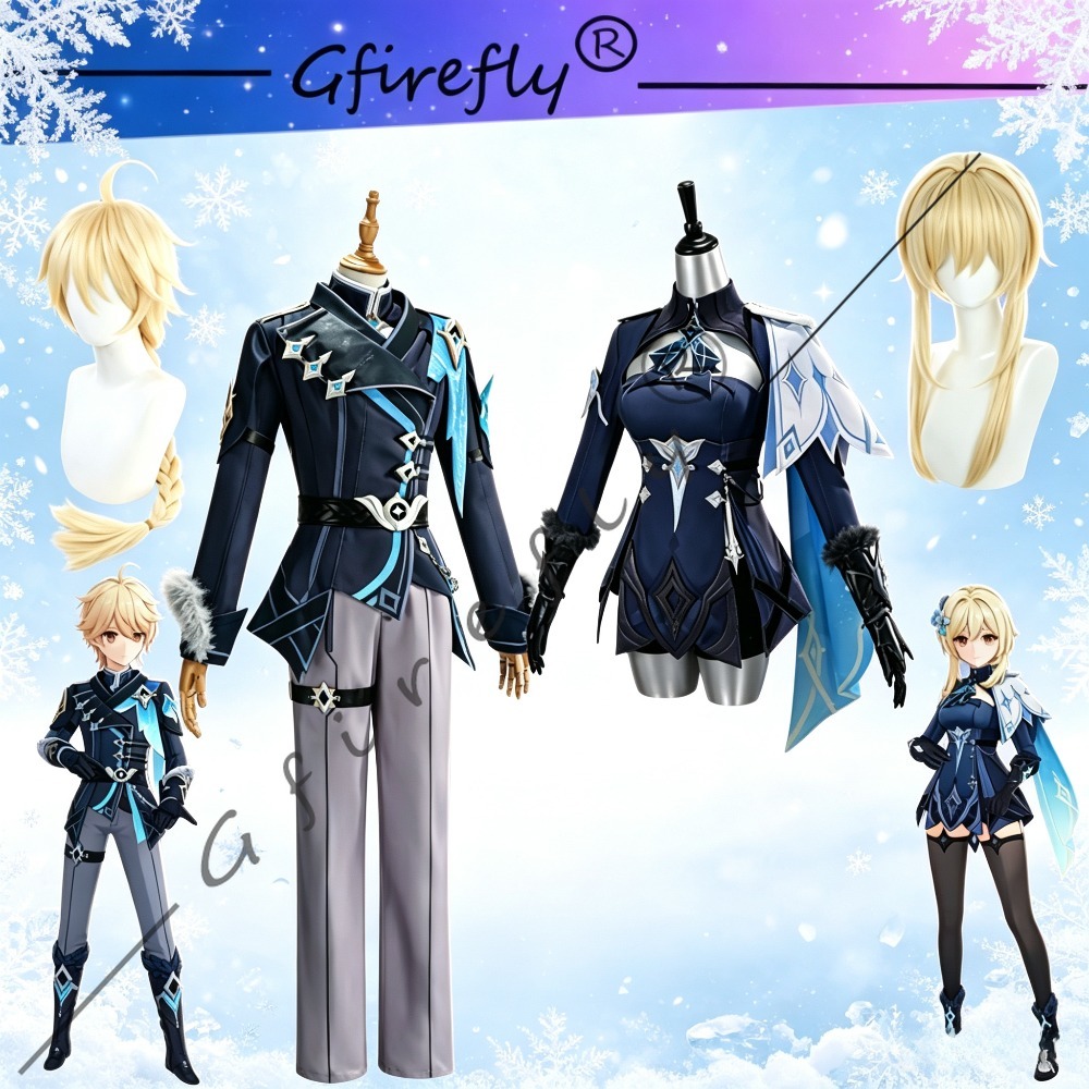 Travel Accessories Unisex - Kostium cosplayowy Genshin Impact Traveler Lumine