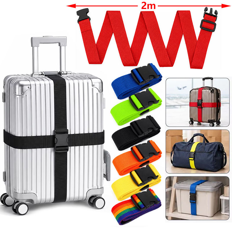 Travel Packing Cube - Regulowany pasek do bagażu o długości