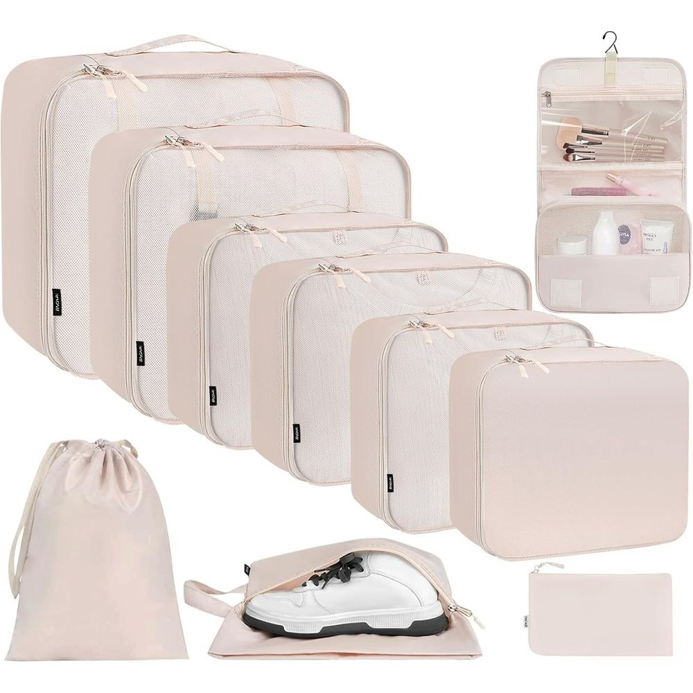 Travel Accessories Packing Cubes - Zestaw/8 szt. Zestaw/10 szt. Kostki do