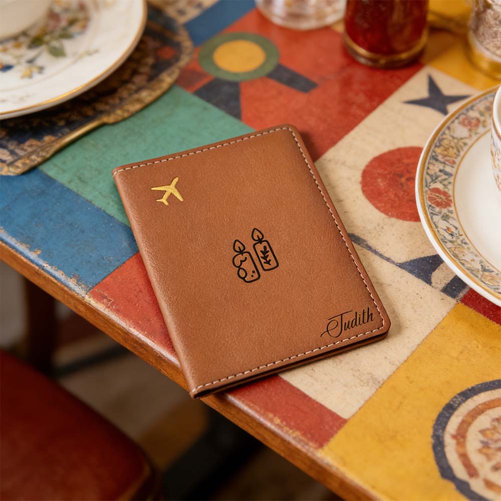 Travel Accessories Meaning - 1 szt. Personalizowana okładka na paszport