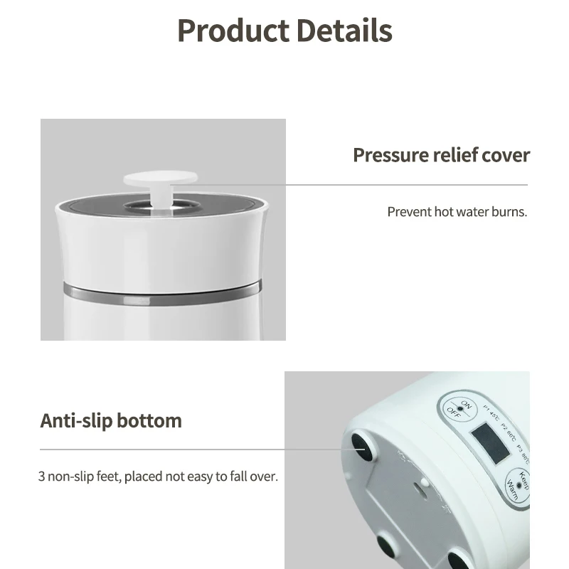 Przenośny czajnik elektryczny, – Portable Travel Kettle recenzja i cena