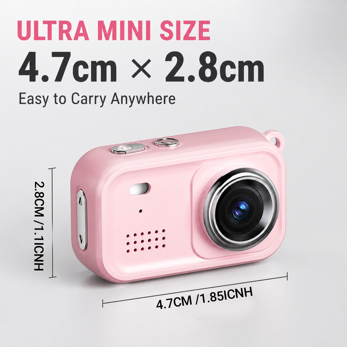 Mini kamera z ekranem 1,47 cal – Travel Video Accessories recenzja i cena