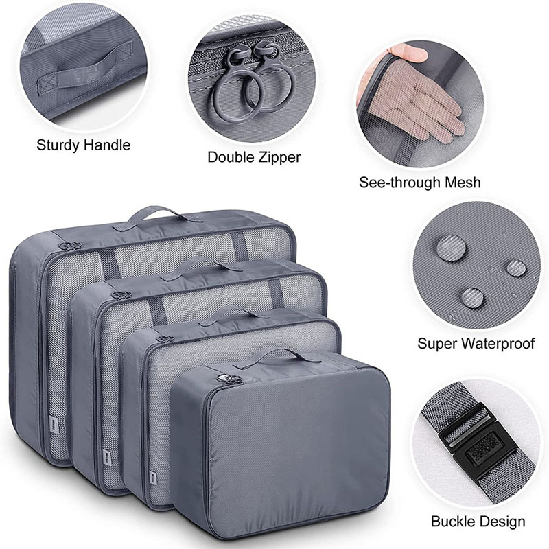 Zestaw organizerów podróżnych  – Travel Accessories Packing Cubes recenzja i cena