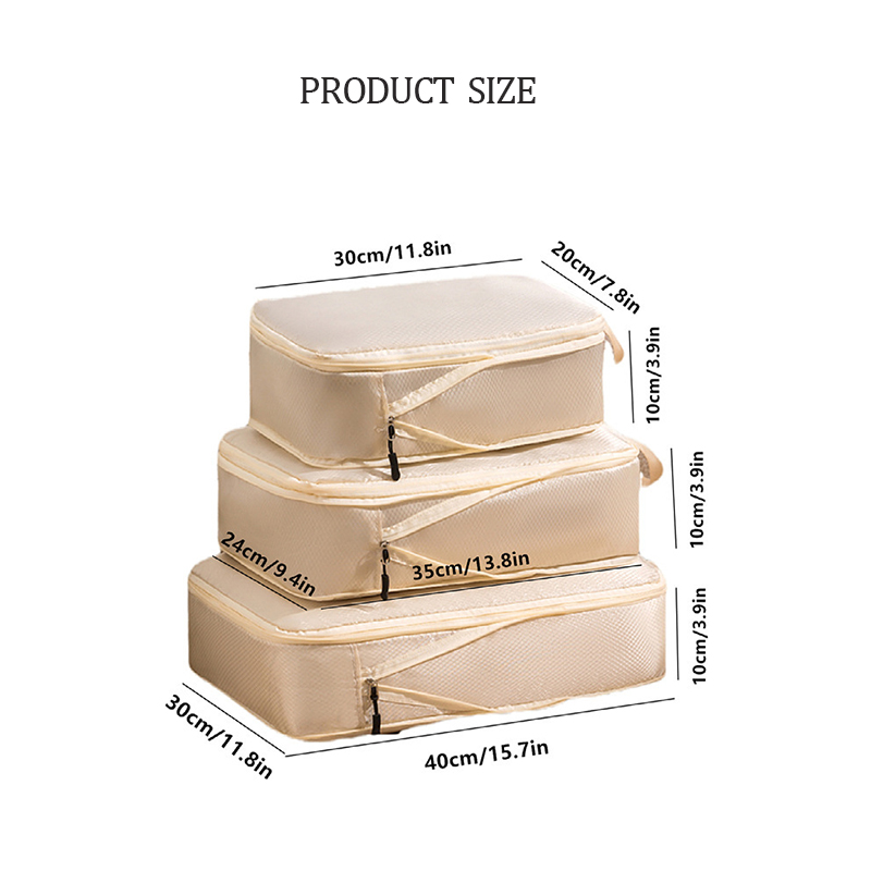 3-częściowy zestaw wodoodporny – Travel Accessories Packing Cubes recenzja i cena
