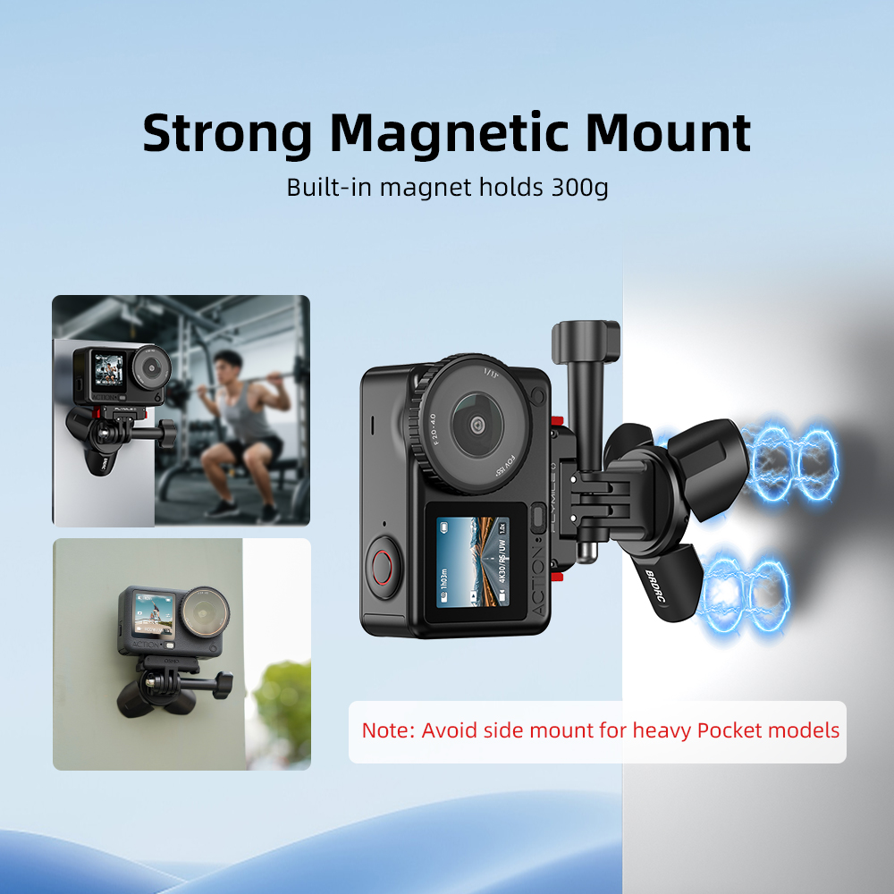 BRDRC Pocket 4 Mini Tripod Kit – Travel Vlog Accessories recenzja i cena