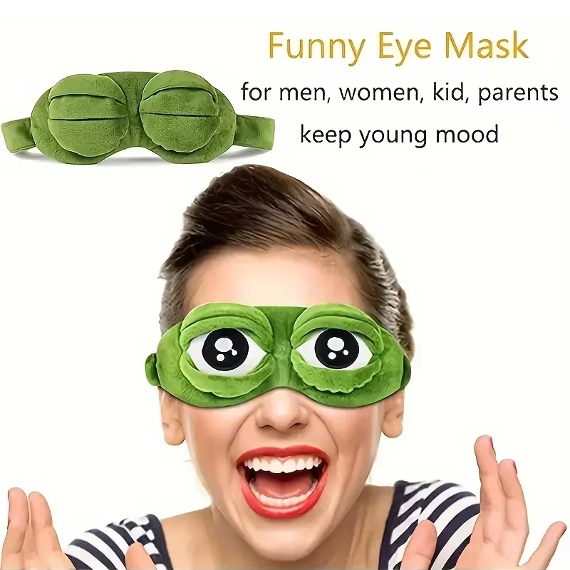 Maska na oczy w kształcie żaby – Travel Accessories Us recenzja i cena