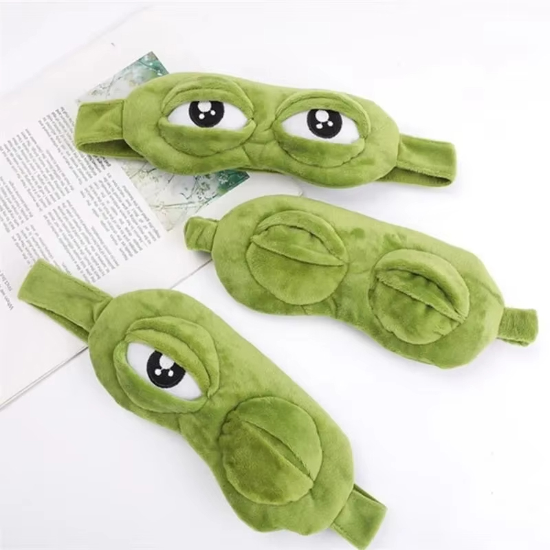Maska na oczy w kształcie żaby – Travel Accessories Us recenzja i cena