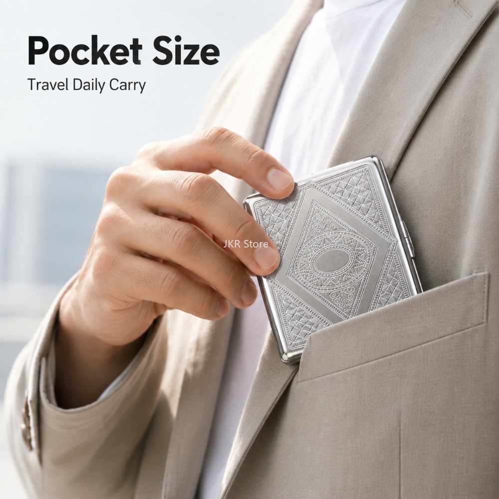 Pudełko na papierosy ze stali  – Travel Accessories Us recenzja i cena