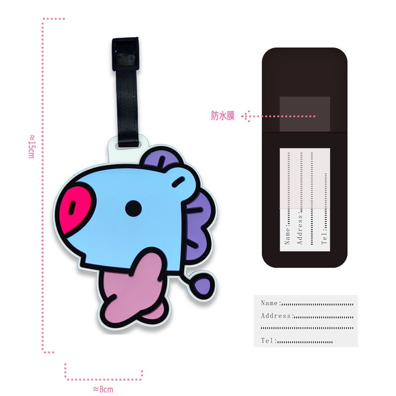Uroczy breloczek BT21, kresków – Travel Accessories Unisex recenzja i cena