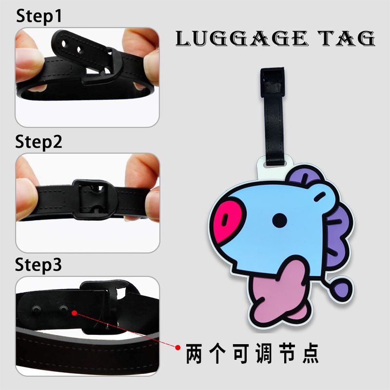 Uroczy breloczek BT21, kresków – Travel Accessories Unisex recenzja i cena