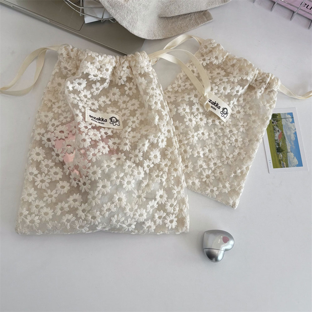 Koronkowa, haftowana siateczko – Travel Accessories Pouch recenzja i cena