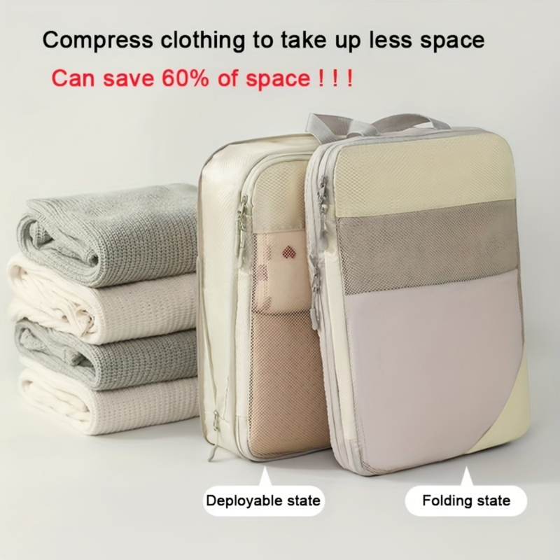 5 szt. Kompresyjne kostki do p – Travel Accessories Packing Cubes recenzja i cena