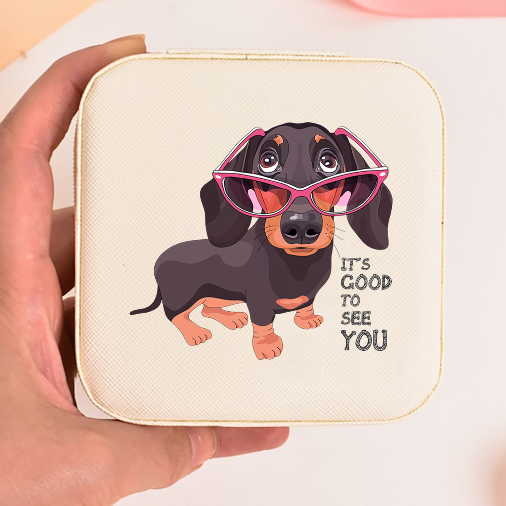 Kocham jamniki Pudełko na biżu – Travel Jewellery & Accessories Organiser recenzja i cena