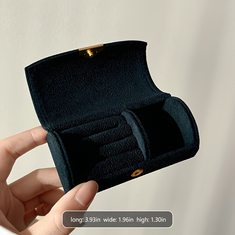 Luksusowe aksamitne pudełko na – Travel Jewellery & Accessories Organiser recenzja i cena