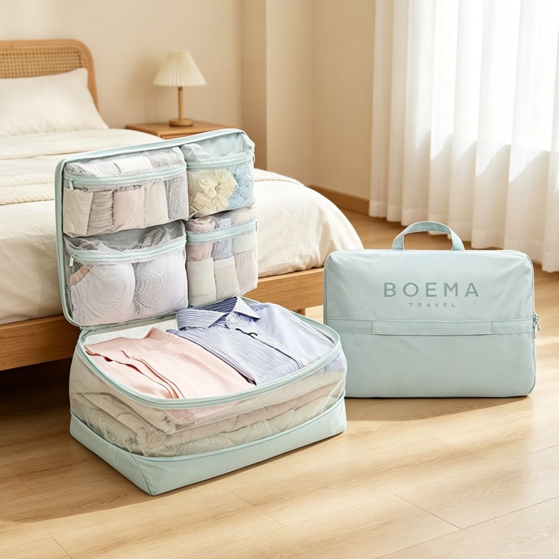 Kompresyjne kostki do pakowani – Travel Accessories Packing Cubes recenzja i cena
